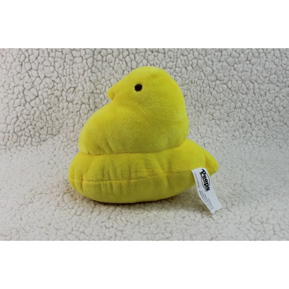 PEEPS Chick Yellow CANDY Plush Chicken Just Born  Stuffed Toy Beanbag EASTER‎